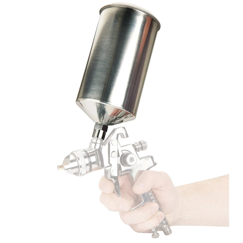 Pro HVLP Aluminum Paint Cup - 1000 cc